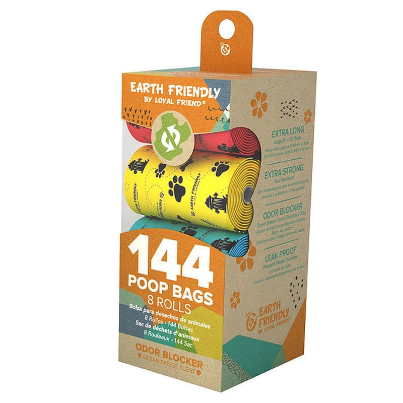 Biodegradable Dog Poop Bags | Leak-Proof Waste Bags | 72 or 144 Pack