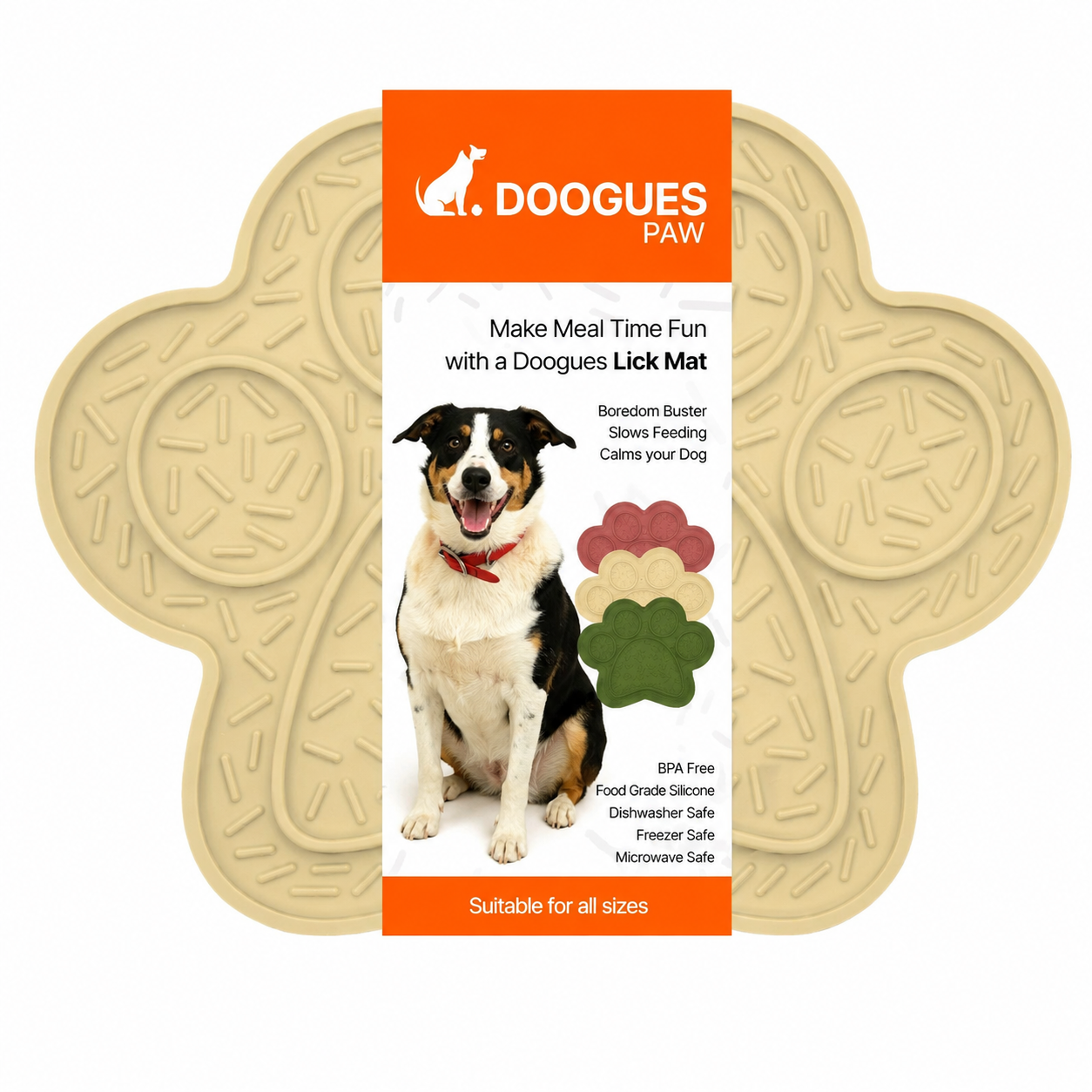 Dog Lick Mat – Slow Feeder & Anxiety Relief