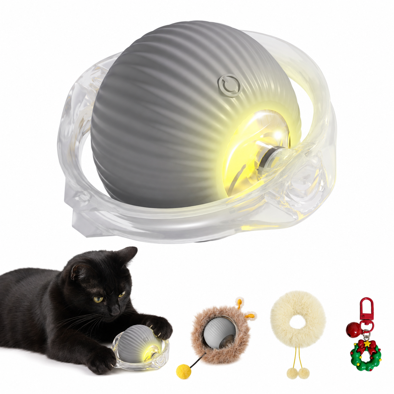 Smart Rechargeable Cat Toy Ball