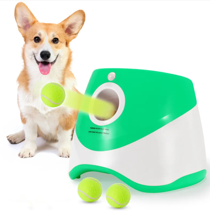 Automatic Dog Ball Launcher - Interactive Fetch Toy