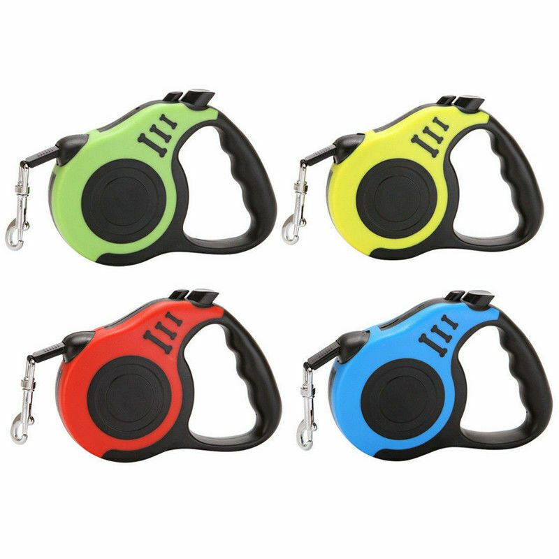 16.5FT Retractable Dog Lead | Tangle-Free Walking Leash