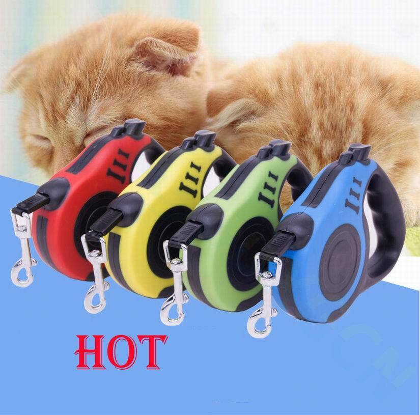 16.5FT Retractable Dog Lead | Tangle-Free Walking Leash