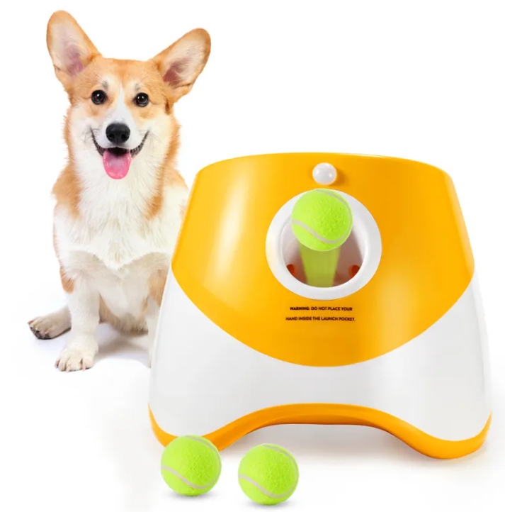 Automatic Dog Ball Launcher - Interactive Fetch Toy