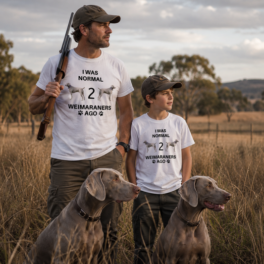 Weimaraner Hunting Dog Lover Unisex Fitted T-Shirt