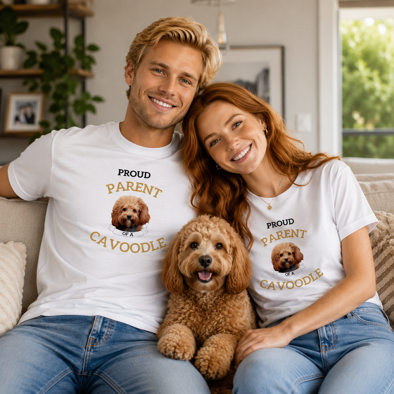 Proud Parent of a Cavoodle Unisex T-Shirt