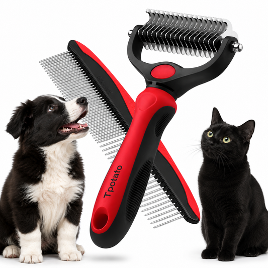 Pet Deshedding Brush – Reduce Shedding & Remove Loose Fur Easily