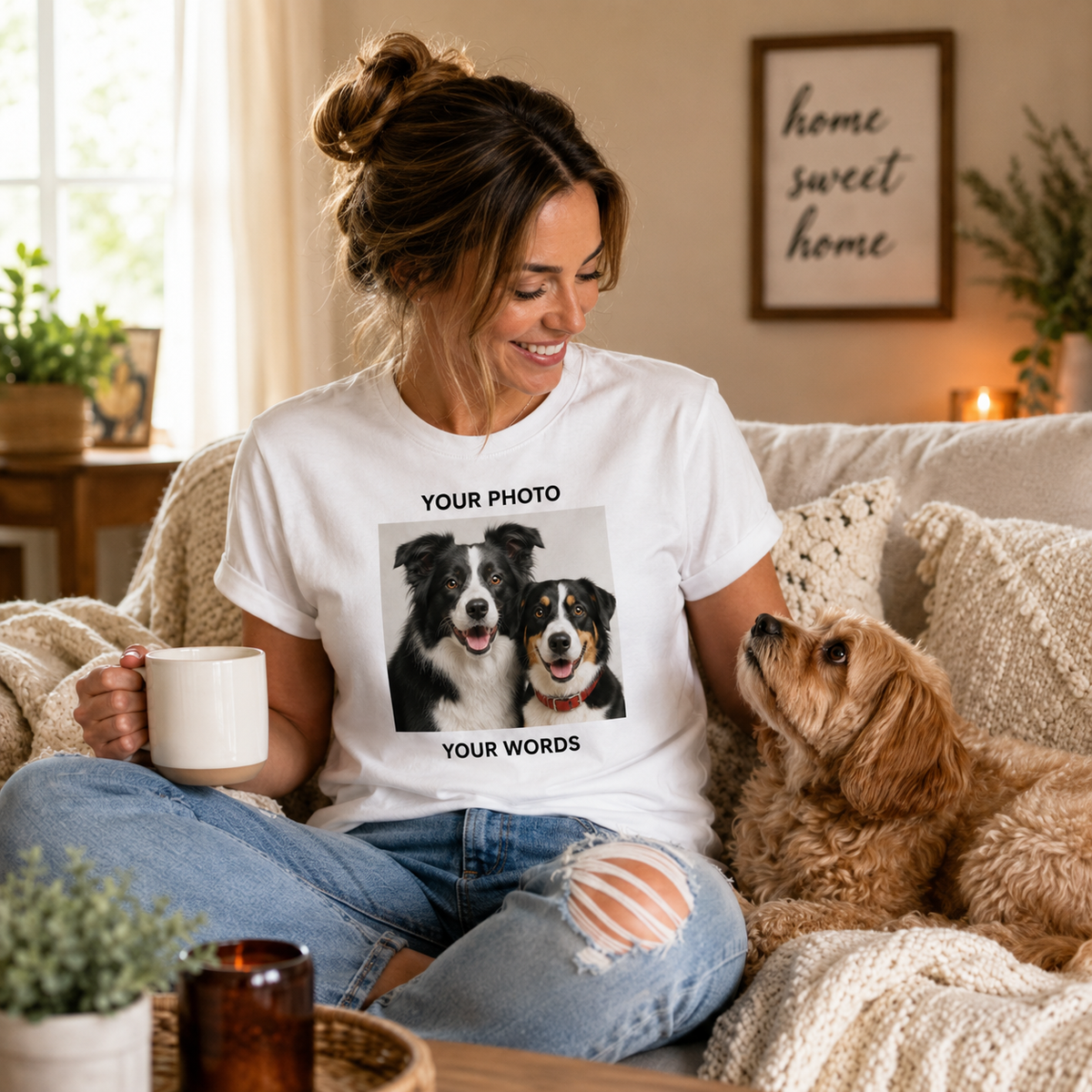 Custom Personalised Unisex T-Shirt – Upload Your Own Design