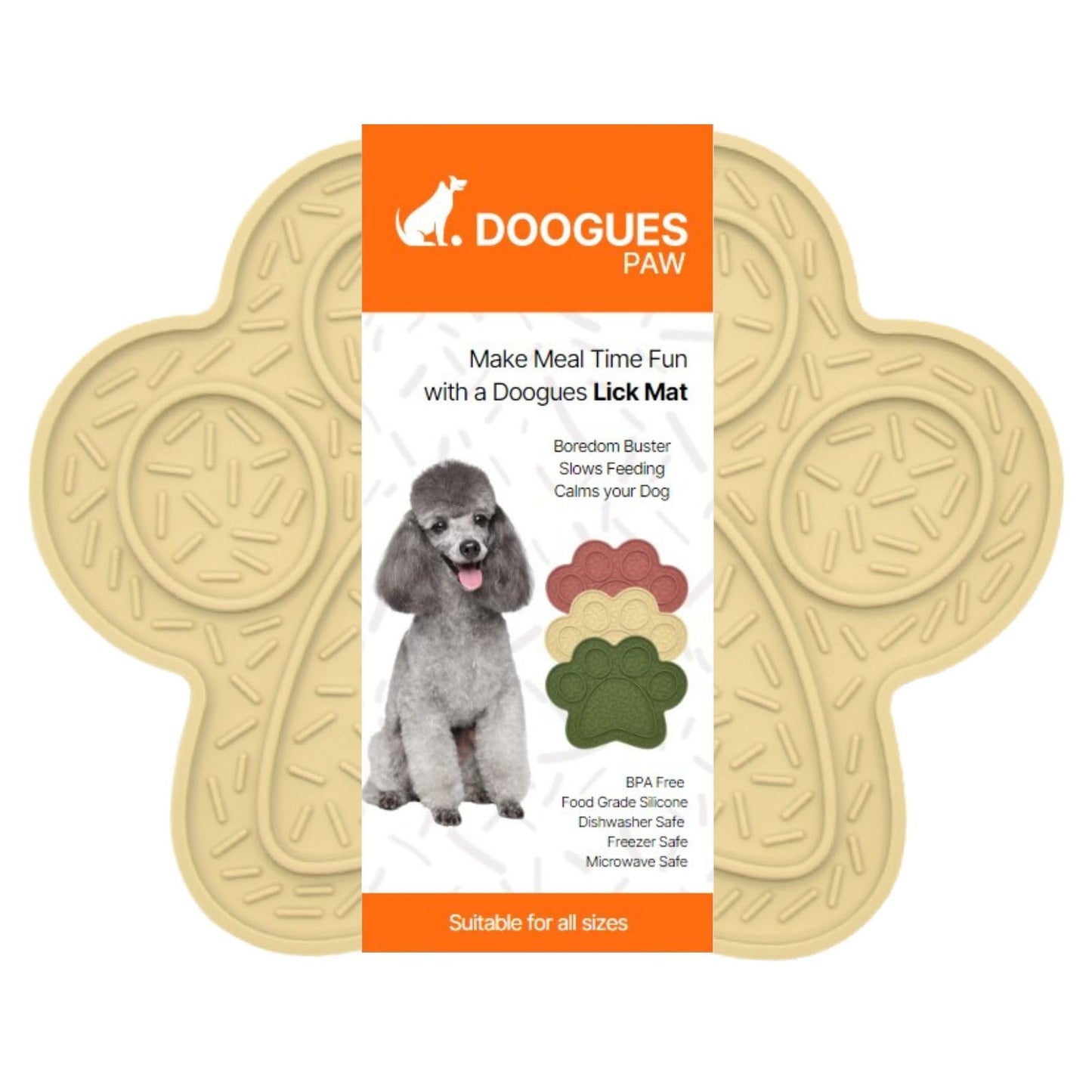 Dog Lick Mat – Slow Feeder & Anxiety Relief
